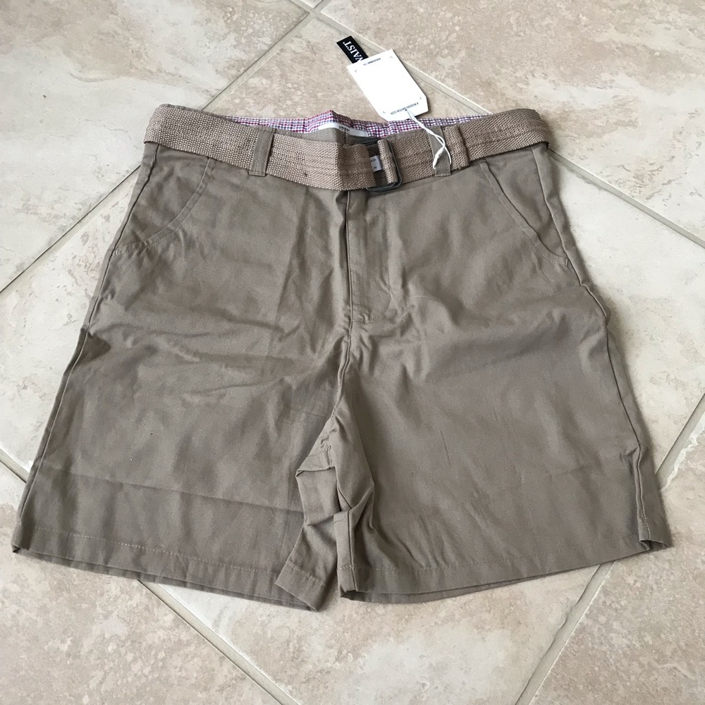 Ben Sherman big boys belted twill short